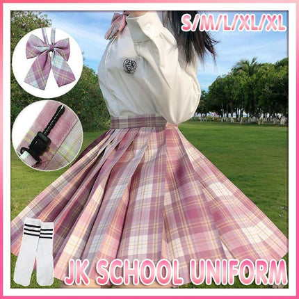Women Girls School Pleated Skirt Summer High Waist Tartan Short Skirt AU Stock - Aimall