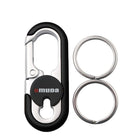 Keychains Fashion Men's Stainless Steel Ring Creative Metal Car Accessory Gift - Aimall