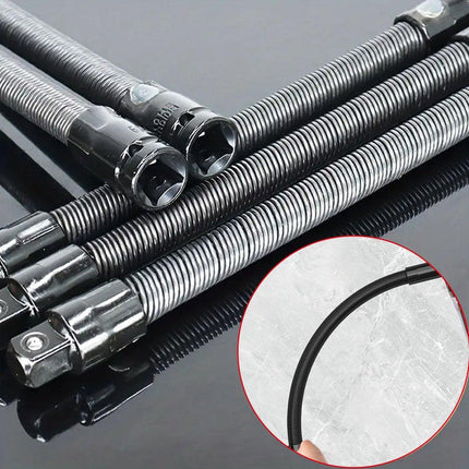 4pcs Electric Wrench Flexible Shaft Coupling Rod Spring Sleeve Universal Tool