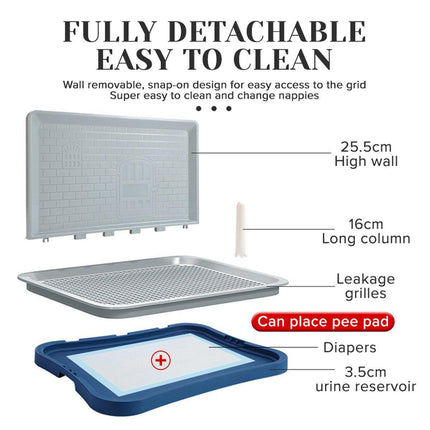 Pet Potty Training Pad Small And Medium-sized Dog Toilet Urinal Pee Tray - Aimall