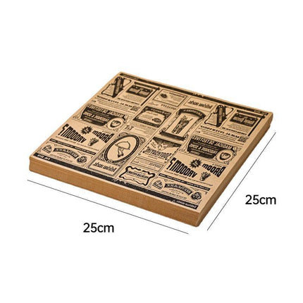200X Oil Absorbing Paper Food Frying Grease-Proof Food Wrapper Wrapper Sandwich