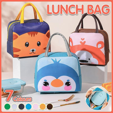 Portable Lunch Bag Insulated Thermal Cooler Box Carry Tote Travel Bag - Aimall