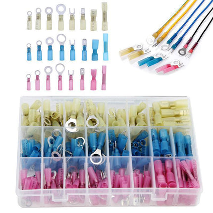 240PCS Heat Shrink Wire Connectors Electrical Crimp Marine Automotive Terminals - Aimall