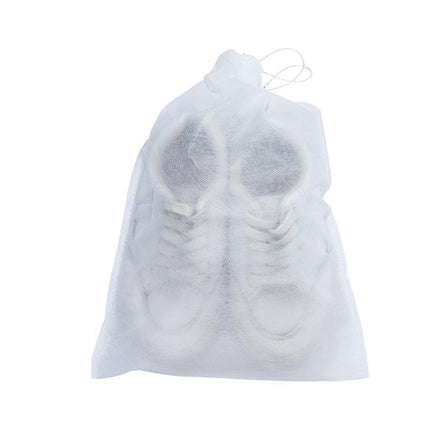 200X Protect Drawstring Clear Storage Bag Shoe Dust Covers Non-Woven Shoe Bags - Aimall