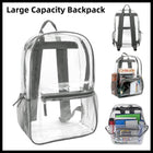 Waterproof Transparent Backpack Double Shoulder Large Capacity School Travel Bag