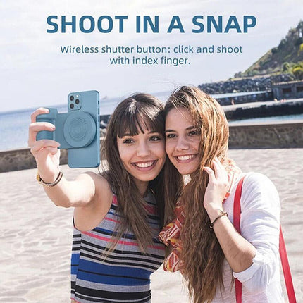 Hand Grip Magnetic Camera Handle Bluetooth Photo Bracket Wireless Charging - Aimall