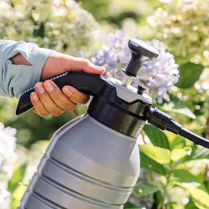 Pressure Pump Spray Bottle 2L Easy Pump Adjustable Nozzle Garden Watering Flower