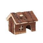 Wooden Hamster House Pet Nest Durable Small Animal Shelter for Home Cage Use