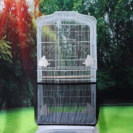 S Size Shell Skirt Mesh Cover Pet Bird Cage Guard Nylon Net Seed Catcher - Aimall