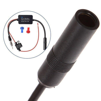 Car Hidden Aerial Radio Antenna Signal Booster Amplifier Strengthen 25db 12V AU - Aimall