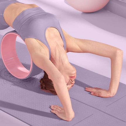 Yoga Wheel Back Roller for Pilates Open Shoulder Widened Circle Back Massage