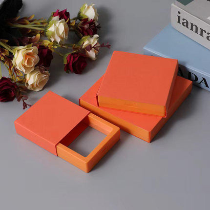 50pcs Coloured Cardboard Covers for Storage Boxes Jewelry Packaging Organizer