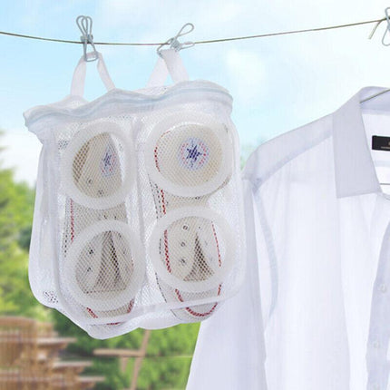 Mesh Laundry Shoes Bags Dry Shoe Organizer Portable Washing Bags - Aimall