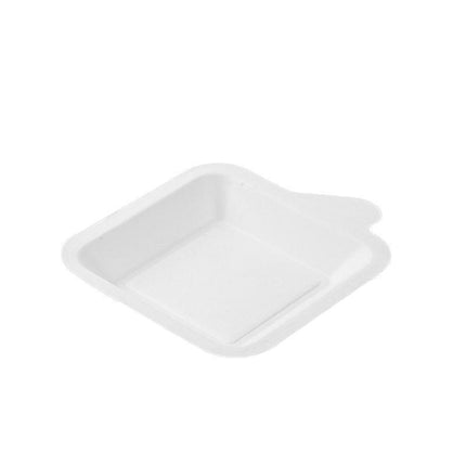 500x Heavy Duty Disposable Party Dinner Plates Square Plate Bowl Catering Eco Friendly Plastic Disposable Plates - Aimall