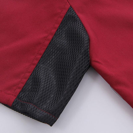 Black Unisex Mesh Sleeve Chef Coat Jacket Restaurant Hotel Cook Short Uniform - Aimall