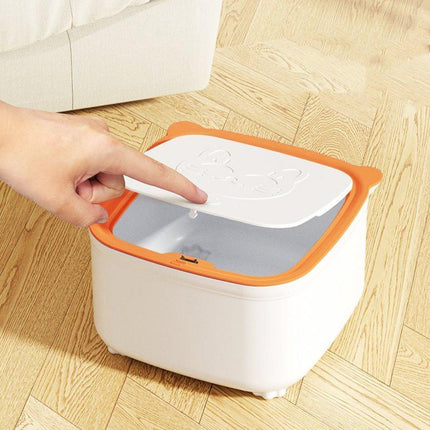 Large Cat Litter Box with Flip Lid Covered Cat Litter Bin for Easy Cleaning