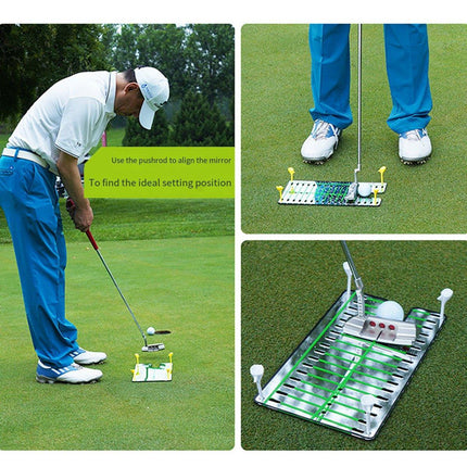 Golf Putting Mirror Swing Trainer Indoor Practice Accessories Training Aid