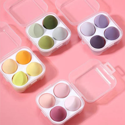4PCS Value Makeup Foundation Blender Sponge Blending Puff Cosmetic Beauty Eggs - Aimall