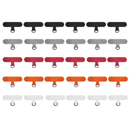 30PCS Removable Mobile Phone Lanyard Strap No Punch Clip Anti-Loss Card Holder