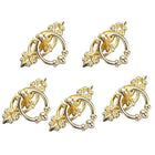 5PCS Vintage Handles Cabinet Drawer Cupboard Door Iron Knob Gold Pull - Aimall