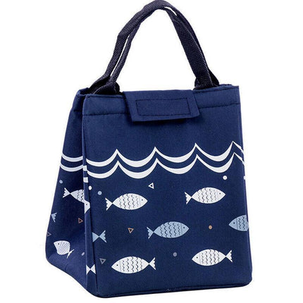 Portable Insulated Thermal Cooler Lunch Box Carry Tote Picnic Case Storage Bag 23.5x20x17cm - Aimall