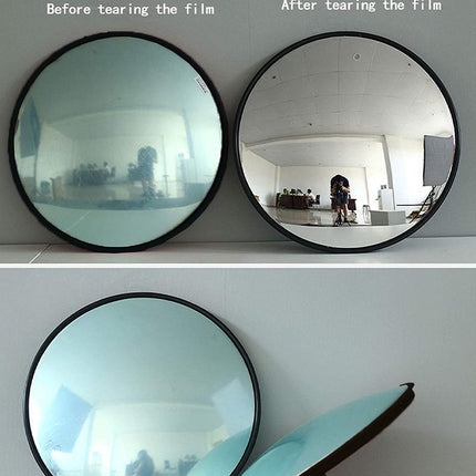 30cm Round Convex Mirror Blind Spot Safety Mirror Traffic Driveway Shop Junction - Aimall