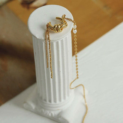 One Piece Earrings Pearl Ear Wire Wrap Design Ear Bone Cuff Clip For Women