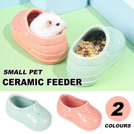Tumble-Proof Non-Slip Hamster Food Bowl Hedgehog Feeder Squirrel Dish Plate