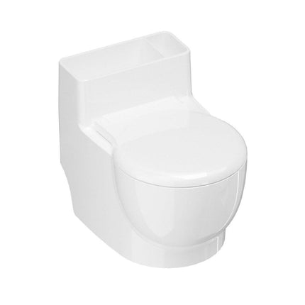 Decorative Ashtray Toilet-shaped Wall-mounted with Lid for Home Bathroom Hanging