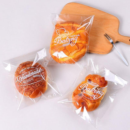 400PCS Self Sealing Bread Bags Cute Cartoon Transparent Self Adhesive Packaging