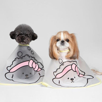 Pet Grooming Bathing Cloth Cleaning Coat Waterproof Cloak Cover for Dogs Cats