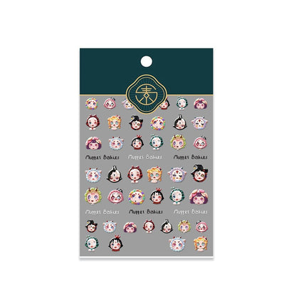 Chinese Style Nail Stickers Flower Decorations DIY Nail Stickers Nails Art - Aimall
