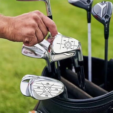 100pcs Golf Impact Strike Stickers Training Aid Club Face Alignment Labels Pack