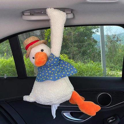 Cute Cartoon Tissue Box Holder for Car Home Female Auto Accessories Paper Case
