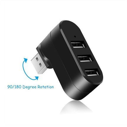 3 Port USB HUB Distribution Splitter Adapter Super Speed Data Hub For Laptop PC - Aimall