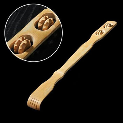 Long Wooden Bamboo Scratch back Back Scratcher Rack Body Massage Itchy Relieve - Aimall