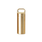 Waterproof Pill Box Case Bottle Brass Container Keyring Medicine Capsule Holder - Aimall