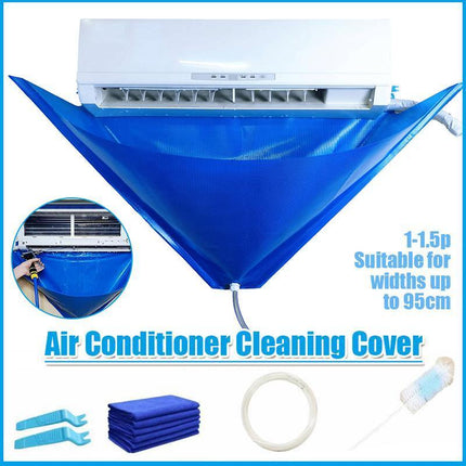 Wash Cover Air Conditioner Cleaning Bags Waterproof Wall Mounted Protectors Kits - Aimall