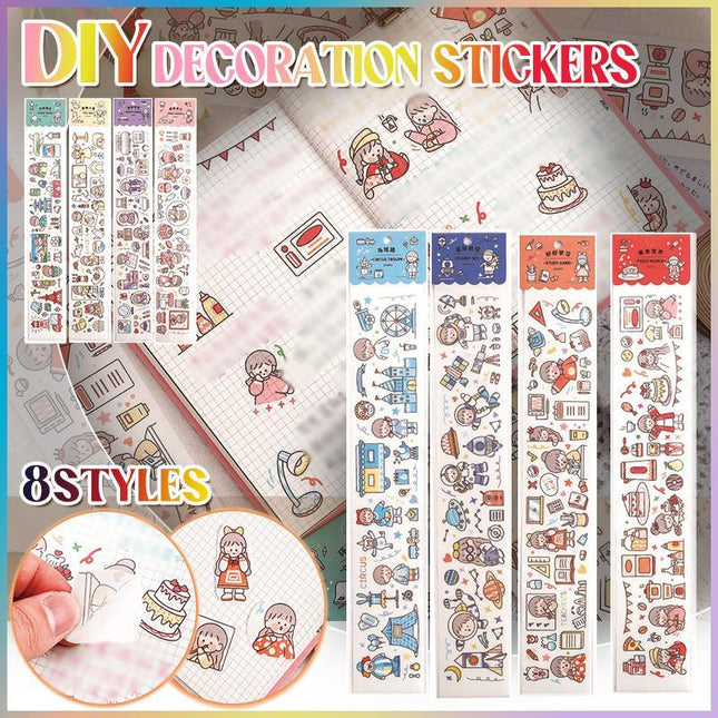 Life Every Day Series Creative Small Fresh Handbook Diary Diy Decoration Stickers - Aimall