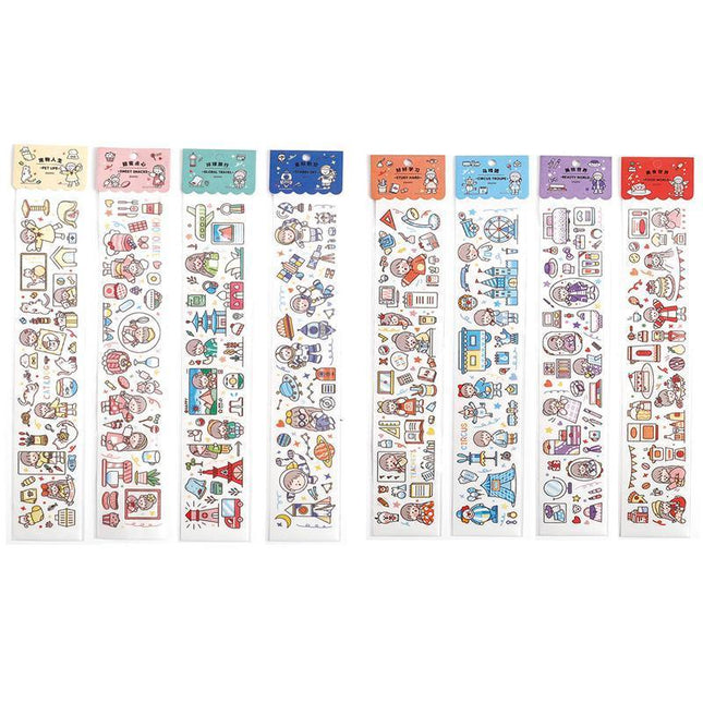 Life Every Day Series Creative Small Fresh Handbook Diary Diy Decoration Stickers - Aimall