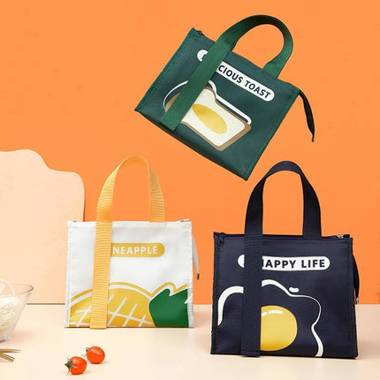 Portable Insulated Thermal Cooler Lunch Box Carry Tote Picnic Case Storage Bag - Aimall