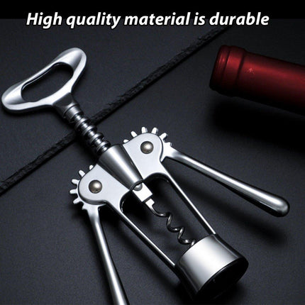 3PCS Wine Bottle Opener Corkscrew Set Kitchen Bar Tools for Easy Opening