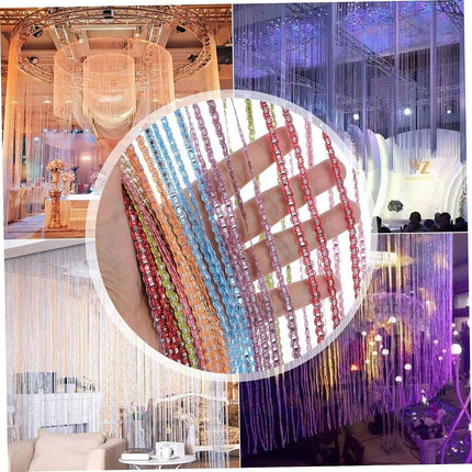 Tassel Decoration Fly Screen Panel Room Door Curtain Divider Window Bead String