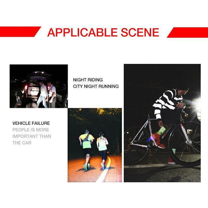 Safety Vest Reflective Tape Yellow Day Workware Night High Visibility - Aimall