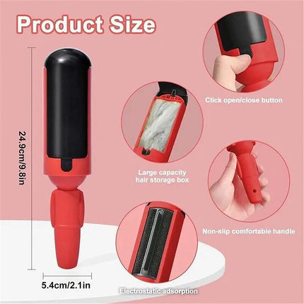 Pet Hair Remover Roller Self Cleaning Hair Remover Fur Removal For Dog and Cat - Aimall