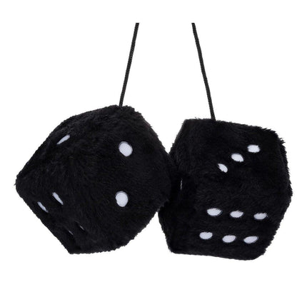 1pair Dice Plush Toy Cube Pendant Keychain Charm Cute Soft Accessory Gift
