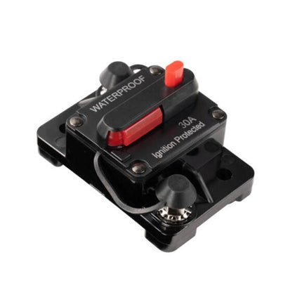Waterproof Car Circuit Breaker Fuse Reset 30-300A AMP 12V-48V DC Car Boat IP67 - Aimall
