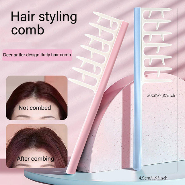 Hair Root Fluffy Comb Single Set Wide Tooth Massage Styling Comb for Volume