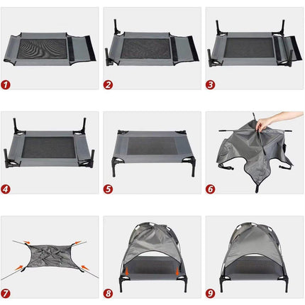 Portable Pet Travel Tent Foldable Dog Cat Camping Shelter Outdoor Summer Nest