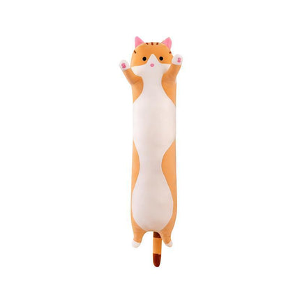 Soft Cute Plush Cat Cats Doll Stuffed Kitten Pillow Gift Cushion Toy For Kids Brown - Aimall